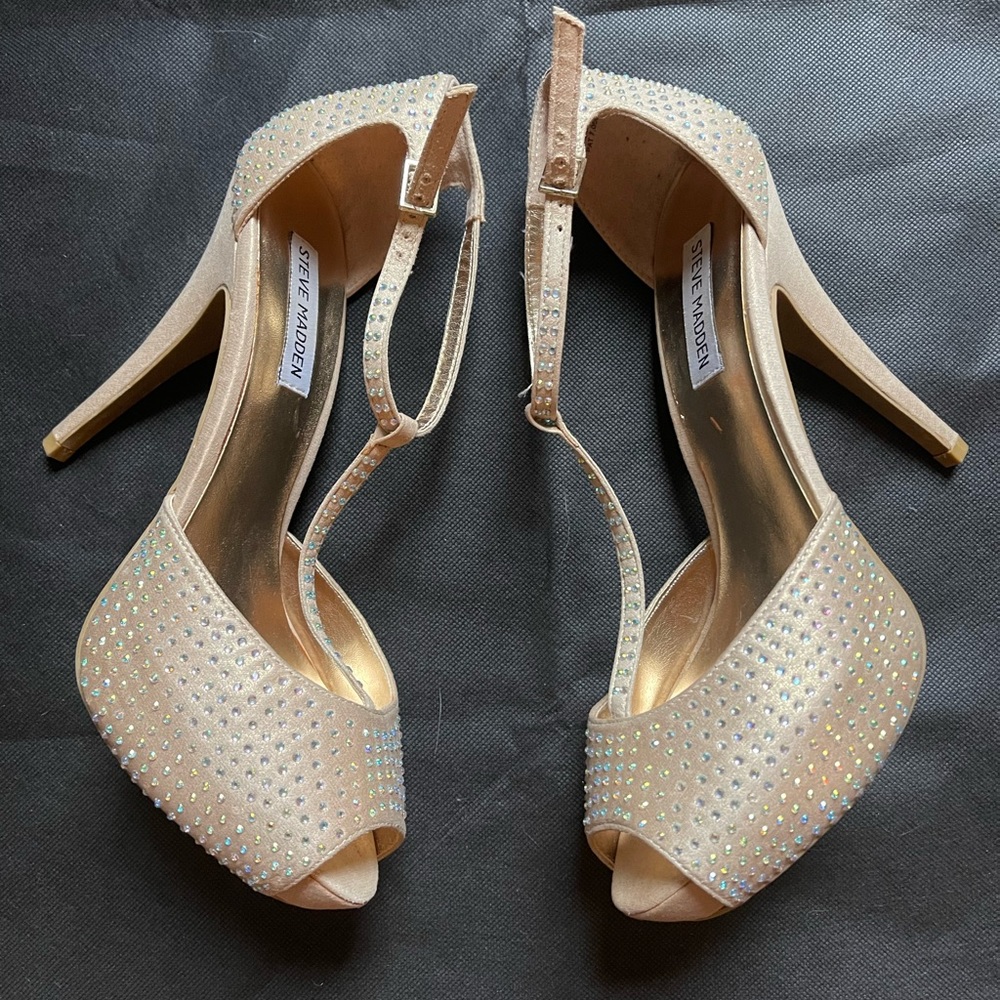 Nine West wedding shoes sparkly